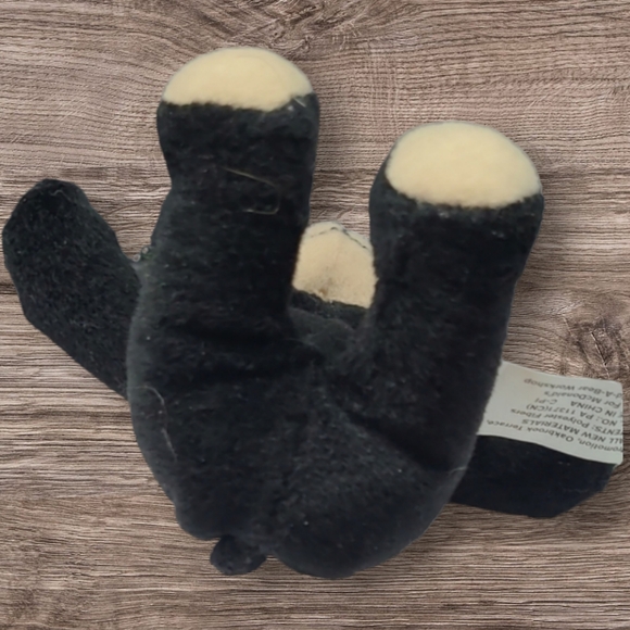 2006 McDONALDS TOY BUILD-A-BEAR WORKSHOP "DIMPLES TEDDY" MINI BLACK BEAR - Picture 6 of 8